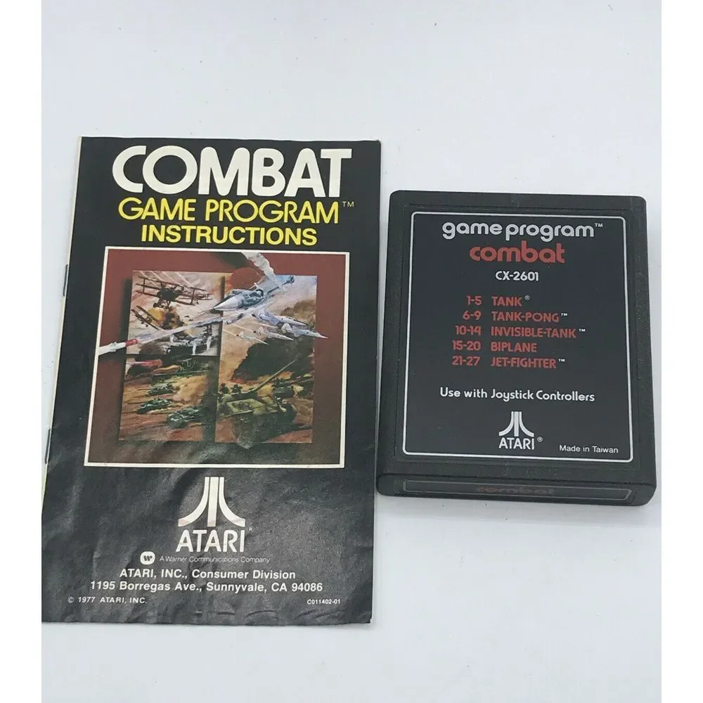 Combat (Atari 2600, 1977)‎ with Manual